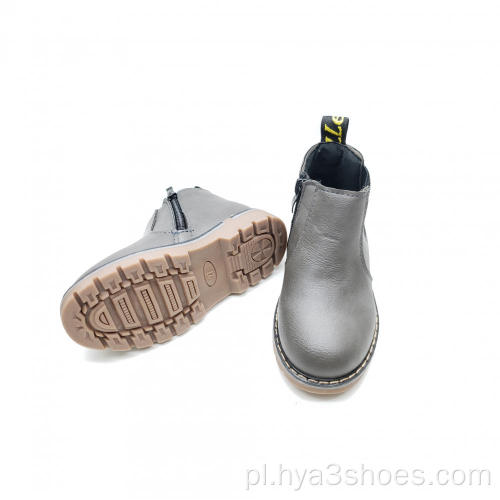 Skórzane gumowe buty dla dziewczynek